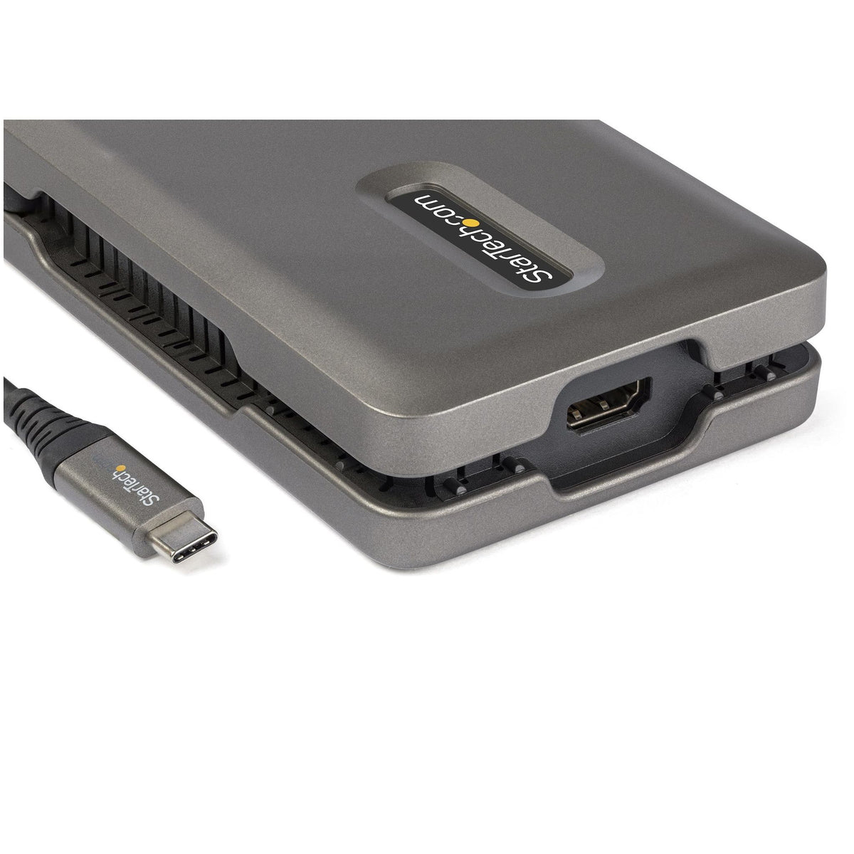 StarTech.com USB C Multiport Adapter USB C to 4K 60Hz HDMI 2.0 2-Port 10Gbps