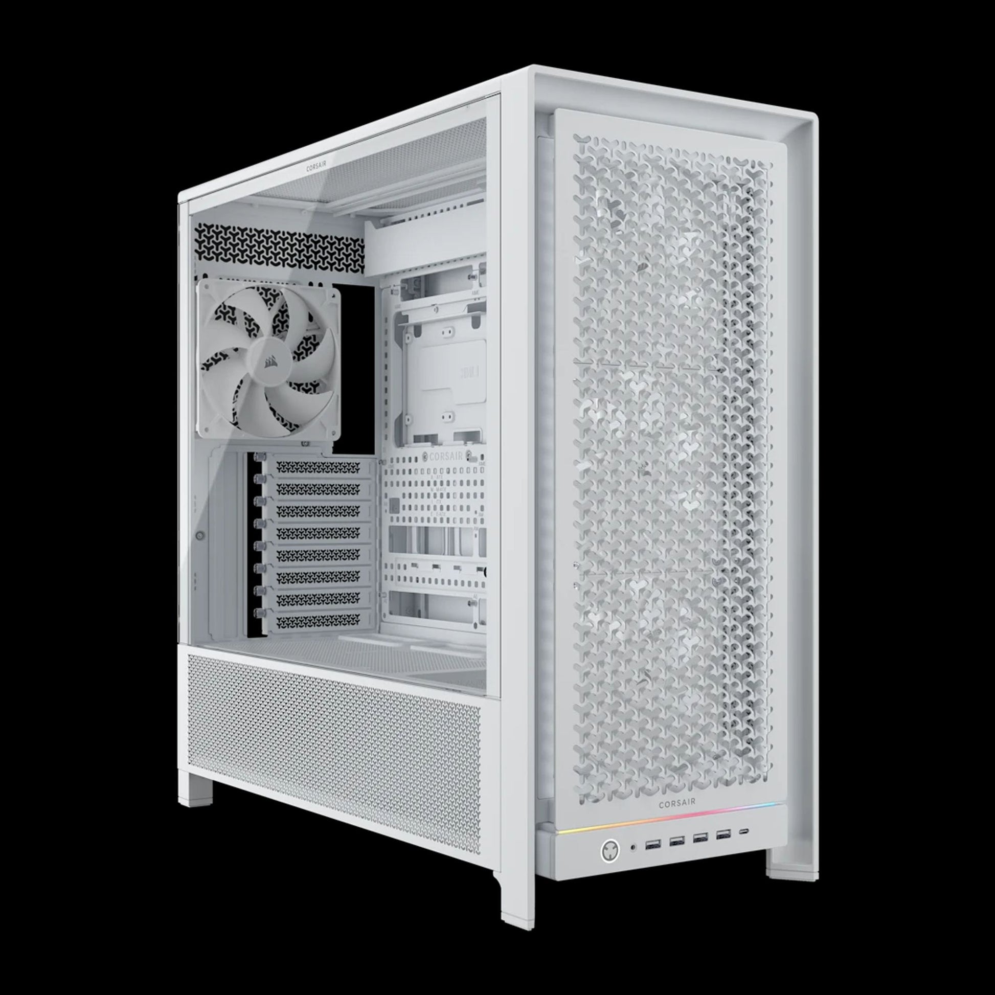 Corsair FRAME 5000D RS HIGH-AIRFLOW MID-TOWER PC CASE - WHITE ATX 450mm GPU 1... tl:27432170