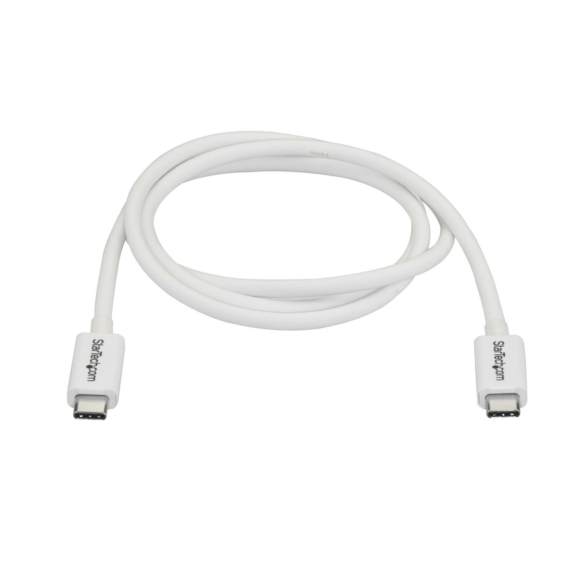 StarTech.com 1m Thunderbolt 3 Cable 20Gbps 100W PD 4K USB-C-Compatible