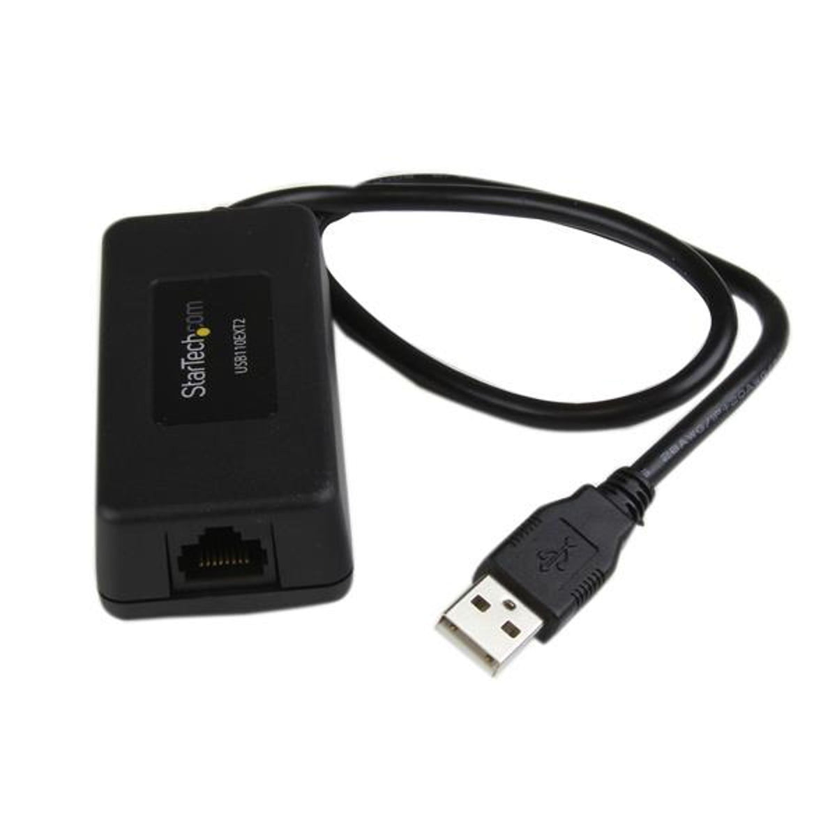 StarTech.com 1 Port USB over Cat5/Cat6 Ethernet Extender 131ft (40m) Plastic
