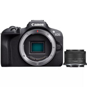 Canon EOS R100 24.1 Megapixel Digital SLR Camera with Lens - 18 mm - 45 mm