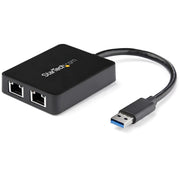 StarTech.com Gigabit Ethernet Adapter USB 2Port 10/100/1000Base-T