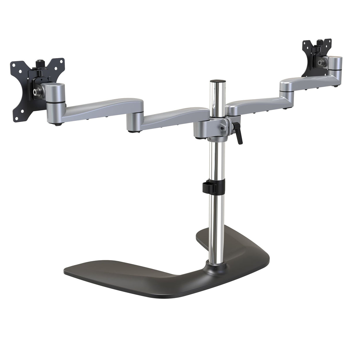 StarTech.com Dual Monitor Stand 32" 8kg VESA Free-Standing Silver