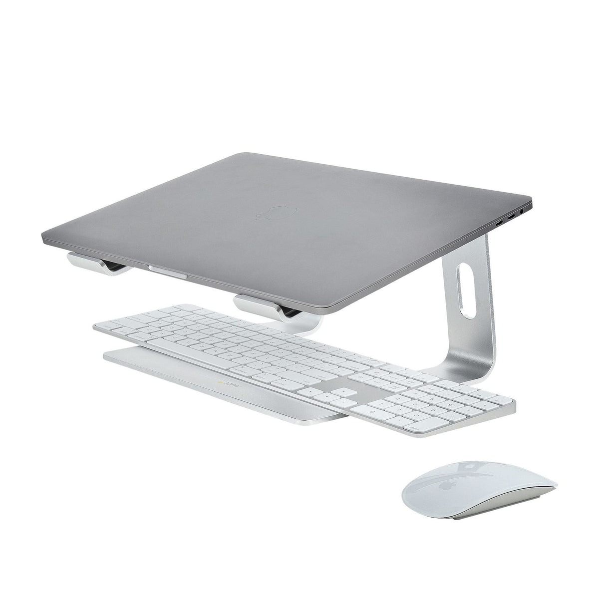 StarTech.com Laptop Stand Aluminum Silver 17" Screen Support