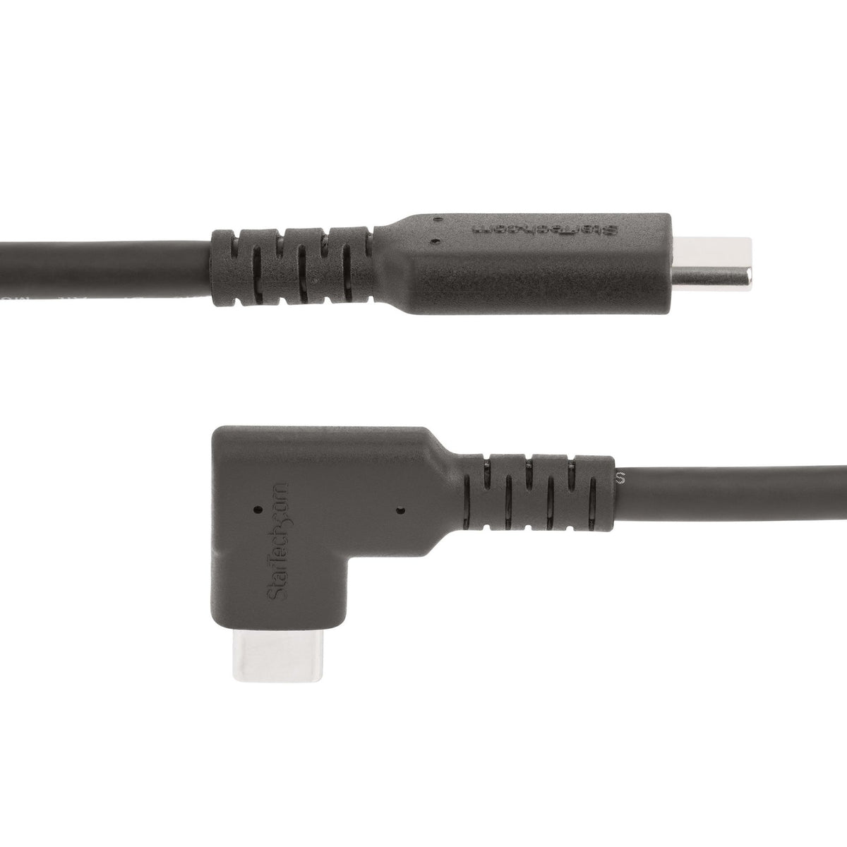 StarTech.com 1.6ft Rugged Right Angle USB-C Cable 10Gbps 4K 60Hz 100W PD