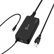 j5create JUP34108 AC Adapter 1 USB 2 USB-C 1.2m Cable Black