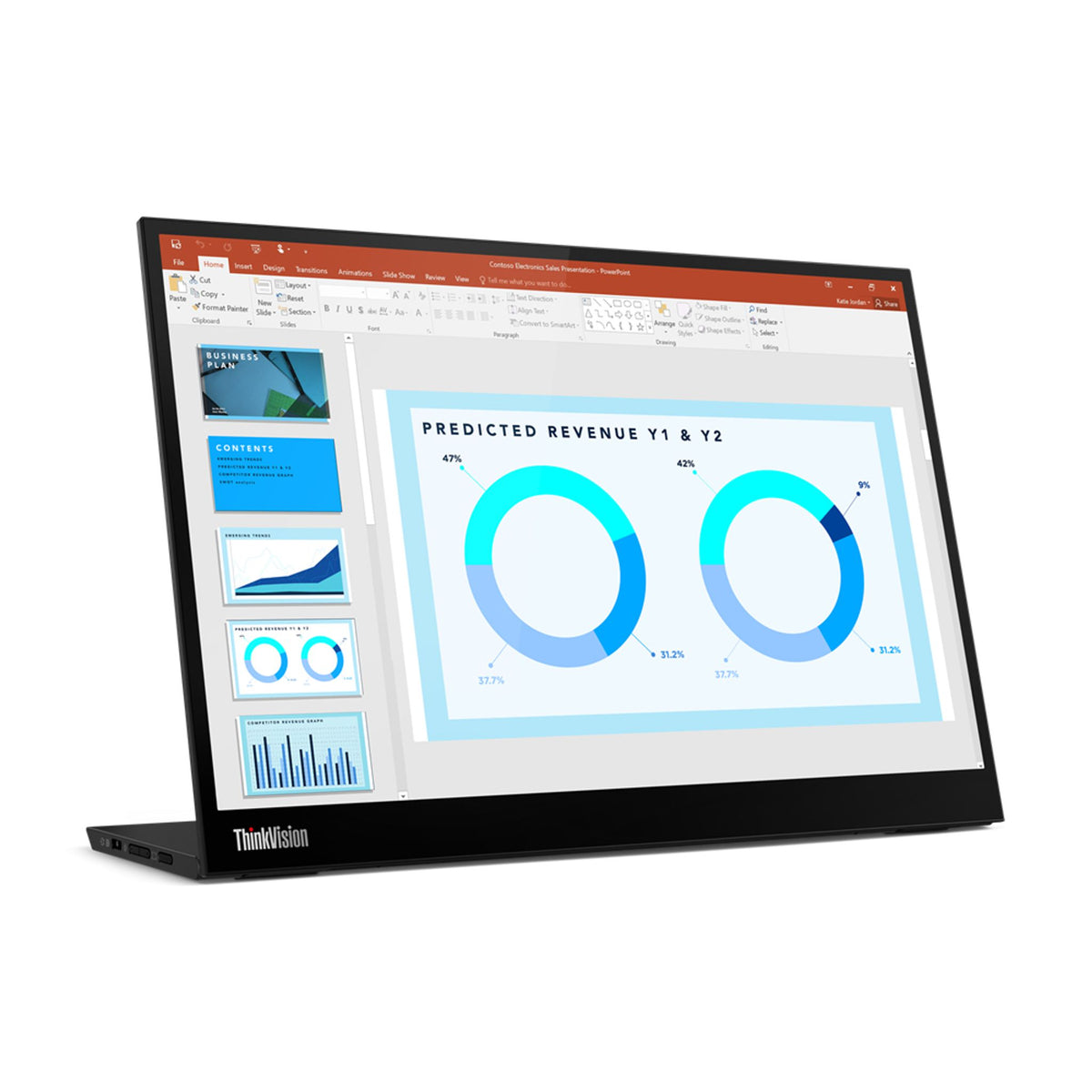 ThinkVision M14d 14in Mobile Monitor IPS Panel 2240x1400 (16:10) Tilt Height