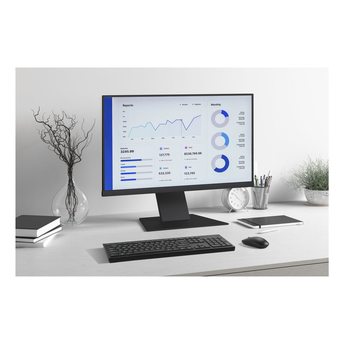 Kensington KM270 EQ Rechargeable Desktop Set