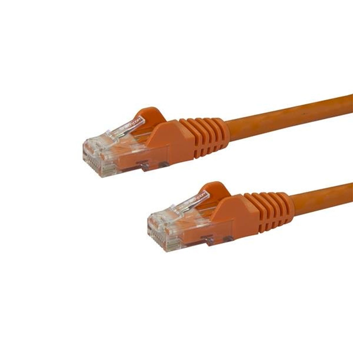 StarTech Orange CAT6 50cm Snagless PoE Ethernet Cable 250MHz 24AWG