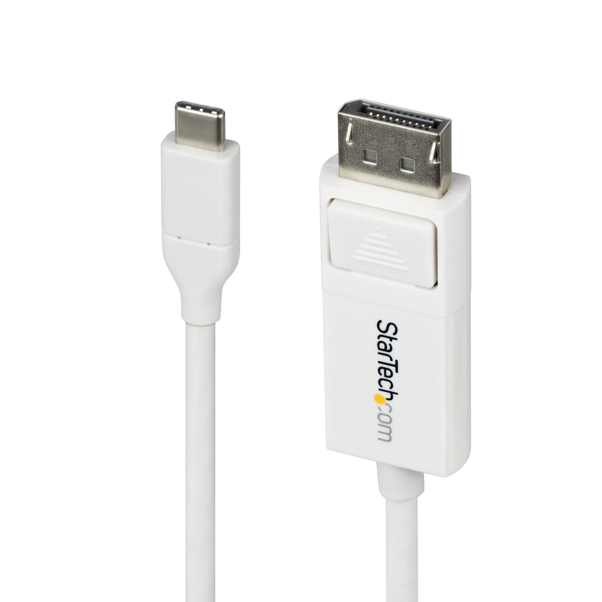 StarTech.com USB-C to DisplayPort 1.2 Cable 6ft 4K 60Hz White