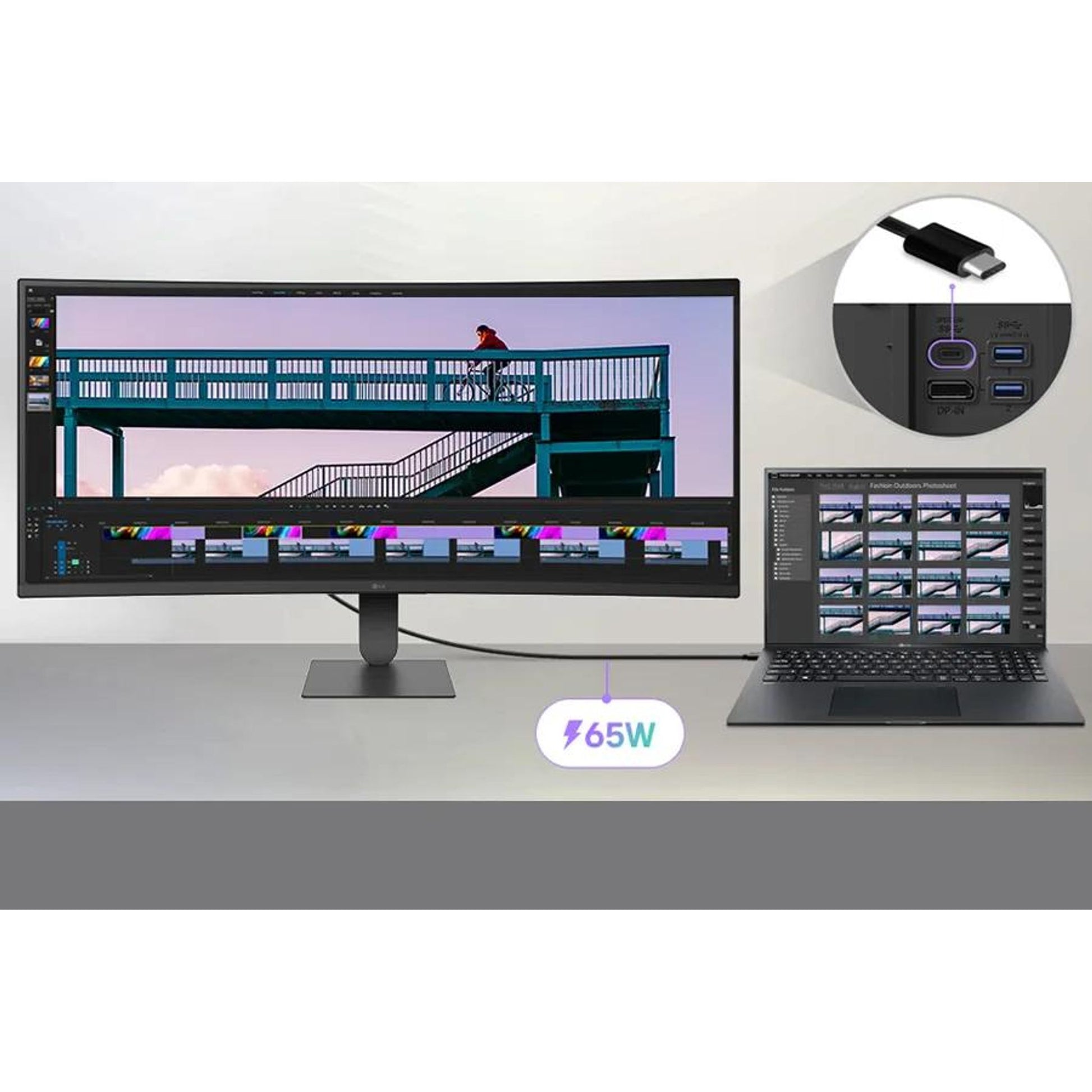 LG 34" UltraWide WQHD Curved 144Hz Monitor 3440x1440 HDR10 2xHDMI DP 1.4 tl:30629b4f