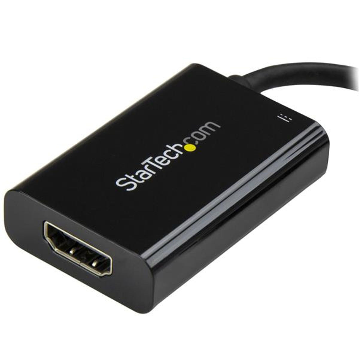 StarTech.com USB-C to HDMI Adapter 4K 60Hz with PD Black