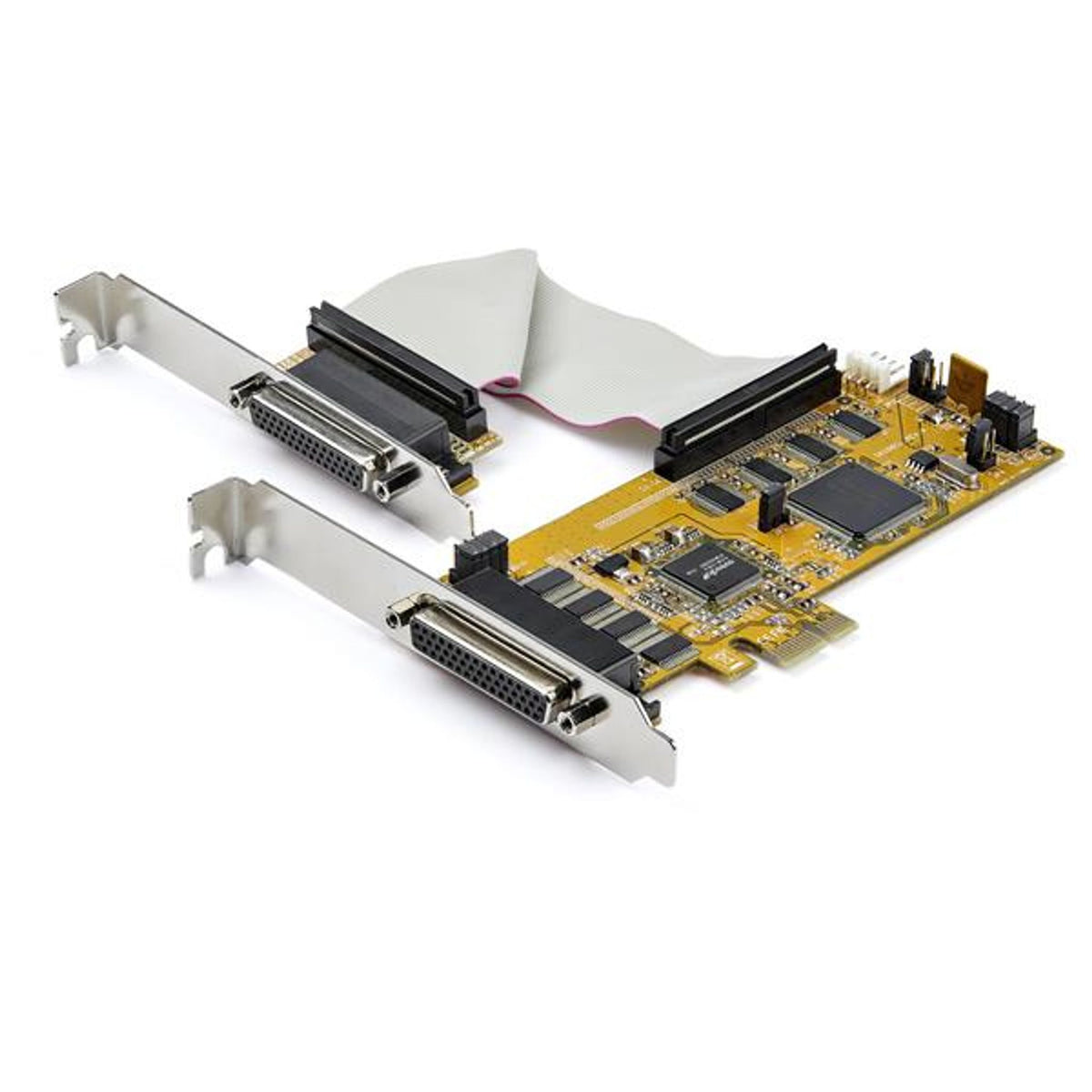 StarTech.com 8-Port PCI Express RS232 Serial Adapter Card 16C1050 UART Low