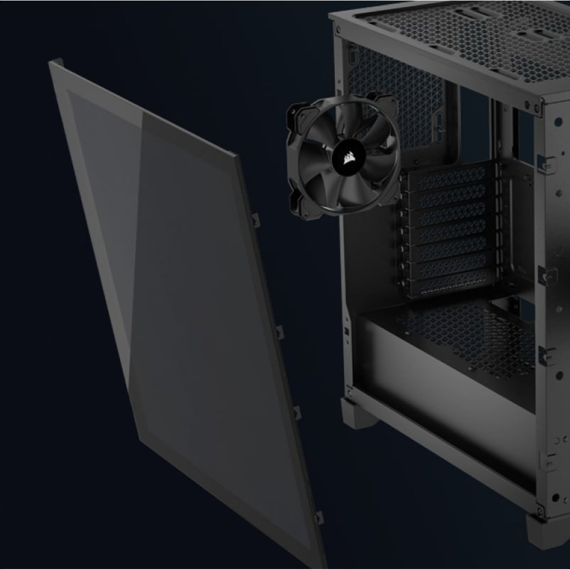 Corsair 3000D AIRFLOW Mid-Tower Case Black Steel Tempered Glass ATX 7Slots 360GPU 170CPU tl:3a82eeda