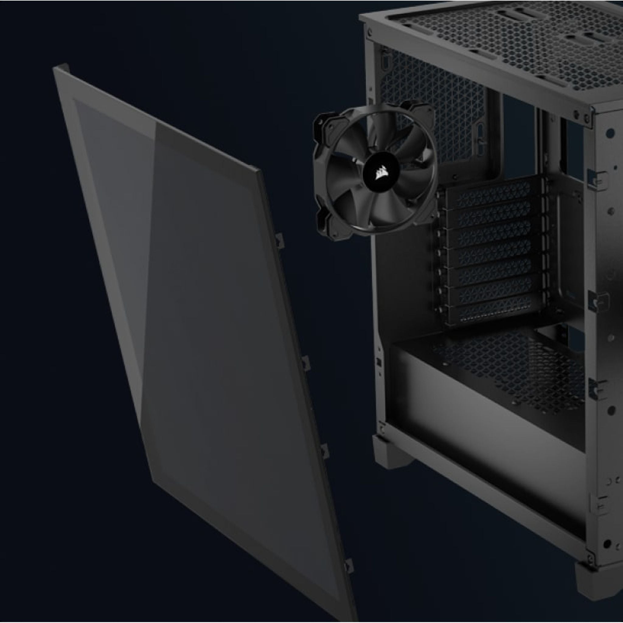 Corsair 3000D AIRFLOW Mid-Tower Case Black Steel Tempered Glass ATX 7Slots 360GPU 170CPU tl:3a82eeda