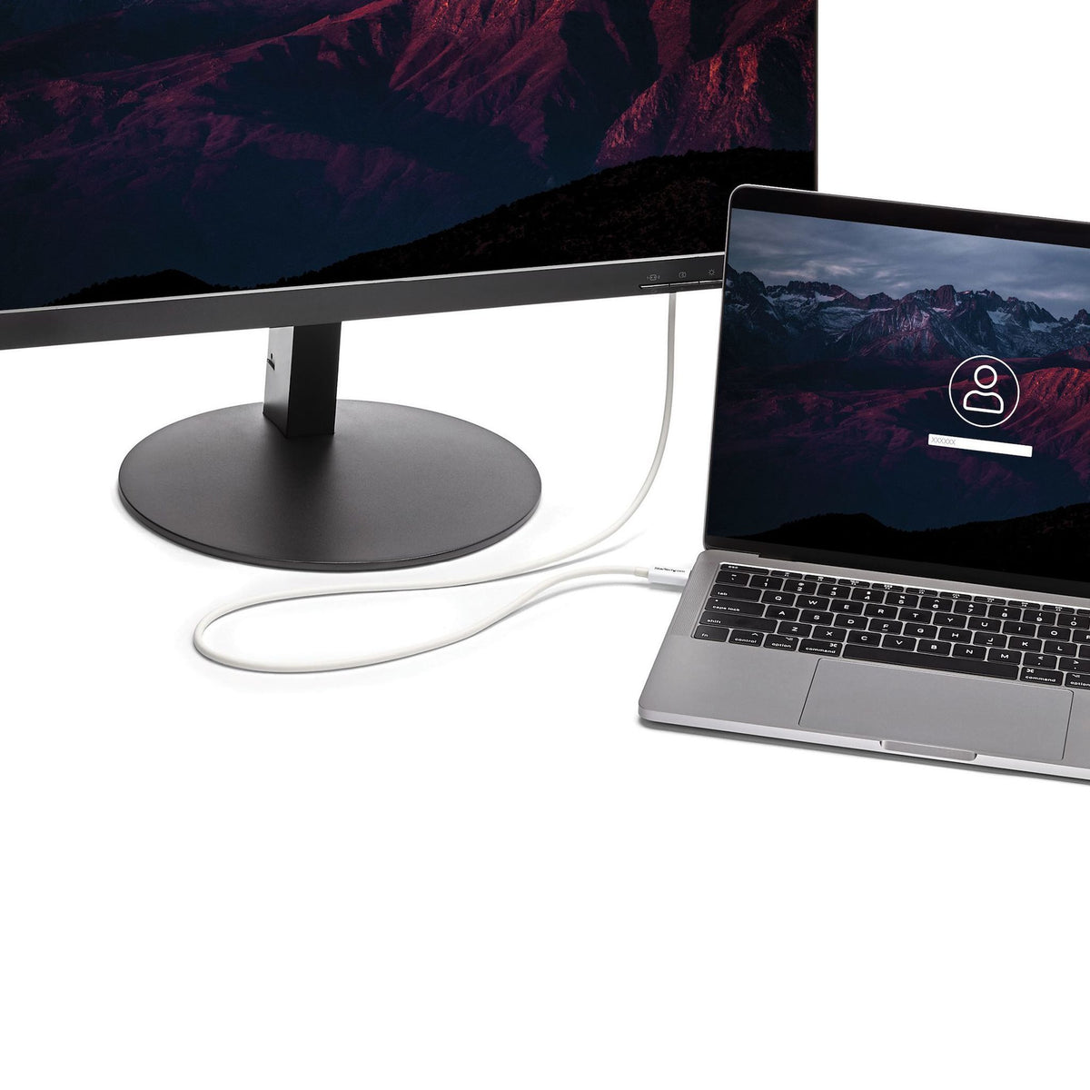 StarTech.com 2m Thunderbolt 3 Cable 20Gbps 100W PD 4K USB-C-Compatible