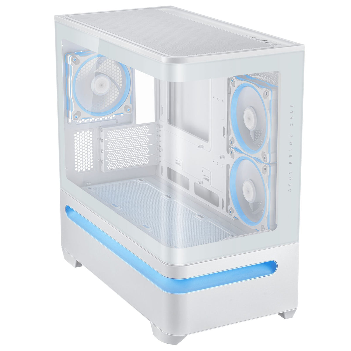 ASUS Prime AP202 White MicroATX Tempered Glass Case