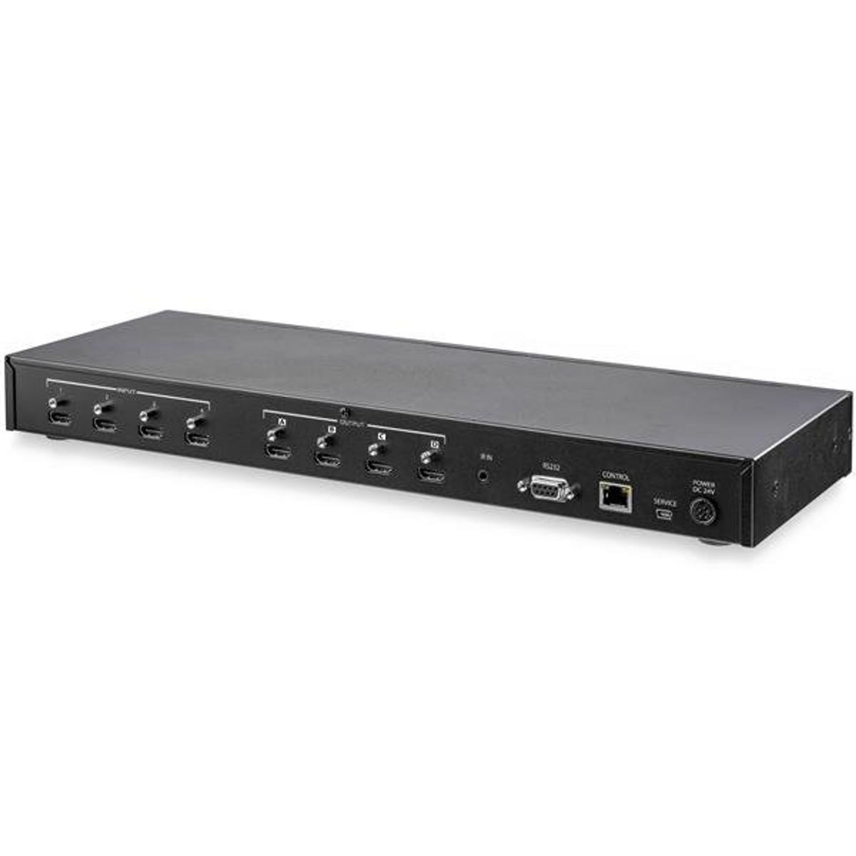 StarTech.com 4x4 HDMI Matrix Switch 4K 60Hz with Audio and Ethernet Control