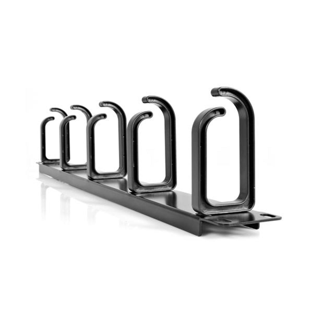 StarTech.com 19" Server Rack Cable Management Panel 1U Metal Horizontal Vertical