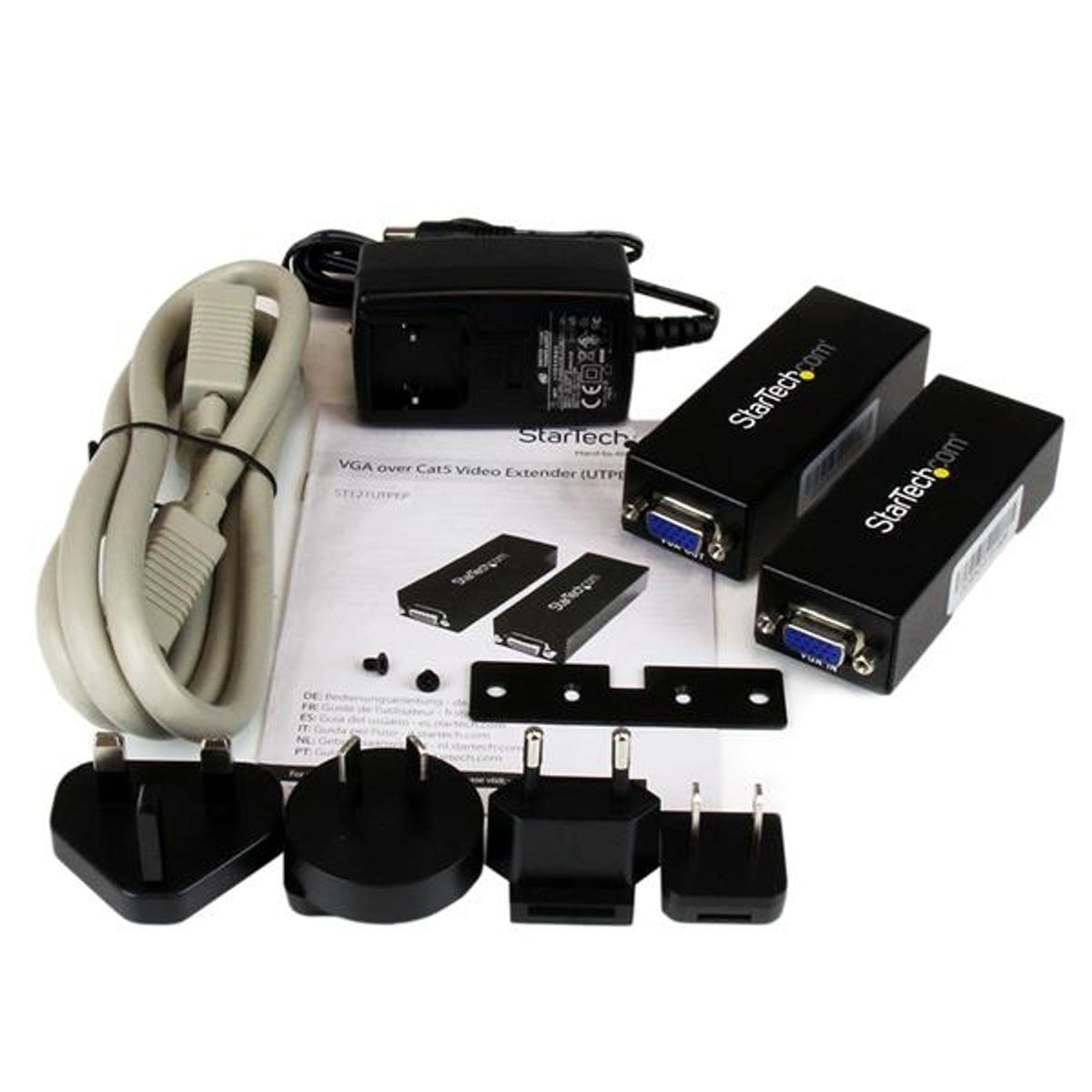 StarTech.com Video Extender 80m Range VGA Over Cat5e Cable