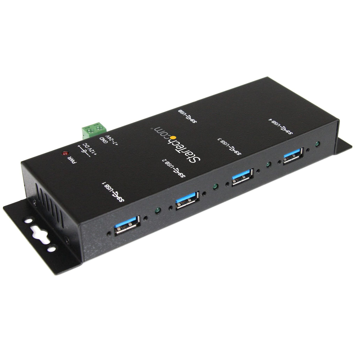 StarTech 4-Port Industrial USB 3.0 Hub 5Gbps Mountable Rugged