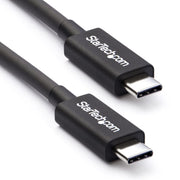 StarTech.com 2m Thunderbolt 3 Cable 20Gbps 100W PD 4K USB-C-Compatible