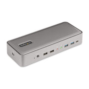 StarTech.com Dual-Laptop USB-C KVM Dock 4K 60Hz DP 5xUSB GbE 90W/45W PD