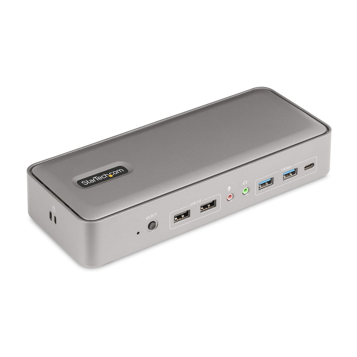 StarTech.com Dual-Laptop USB-C KVM Dock 4K 60Hz DP 5xUSB GbE 90W/45W PD