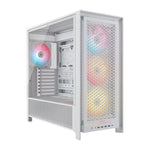 Corsair FRAME 5000D RS ARGB High-Airflow Mid-Tower PC Case - White ATX 450mm ... tl:751889e4