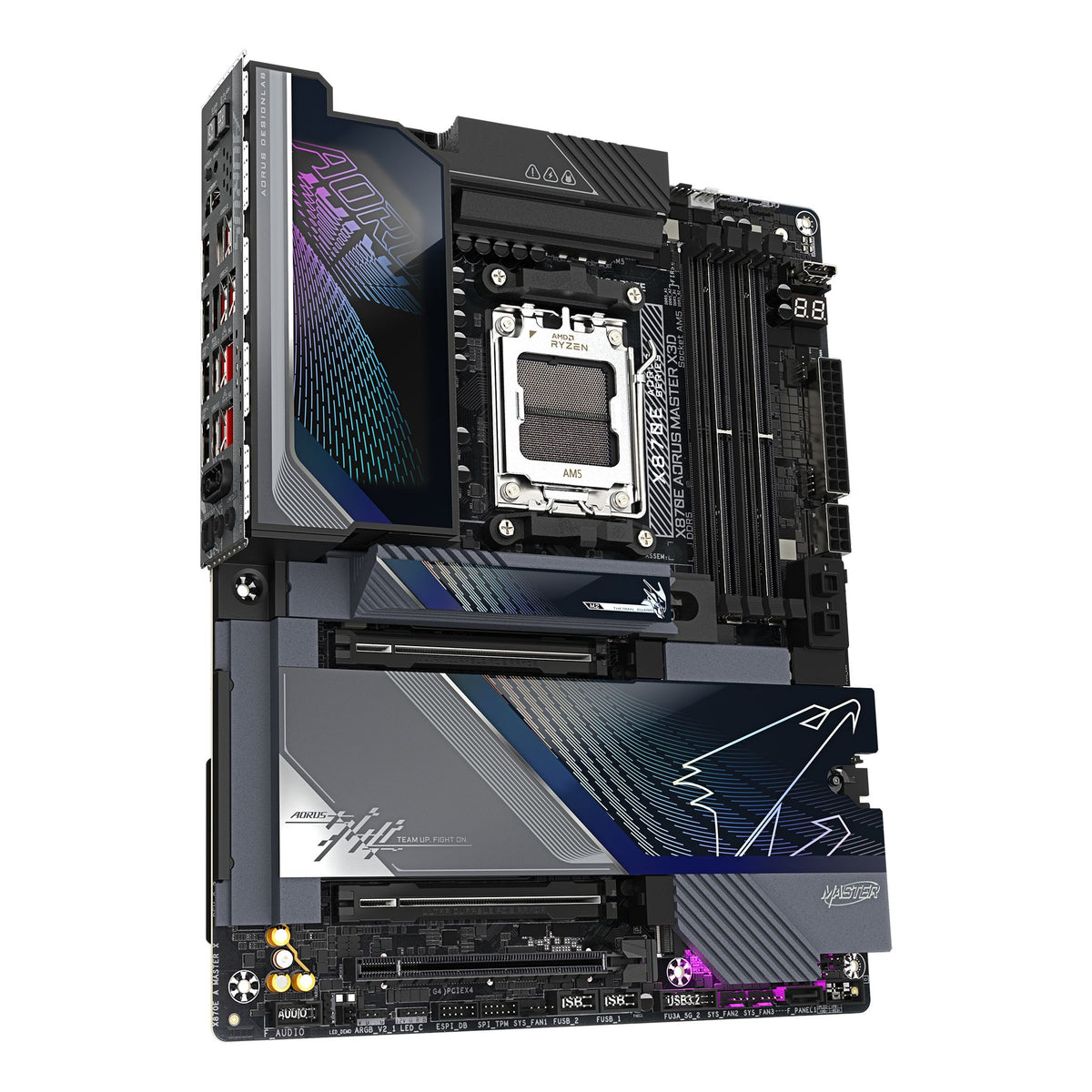 Gigabyte X870E AORUS MASTER AM5 DDR5 256GB USB4 Wi-Fi7 PCIe5 M.2 HDMI ATX tl:10e1d68e
