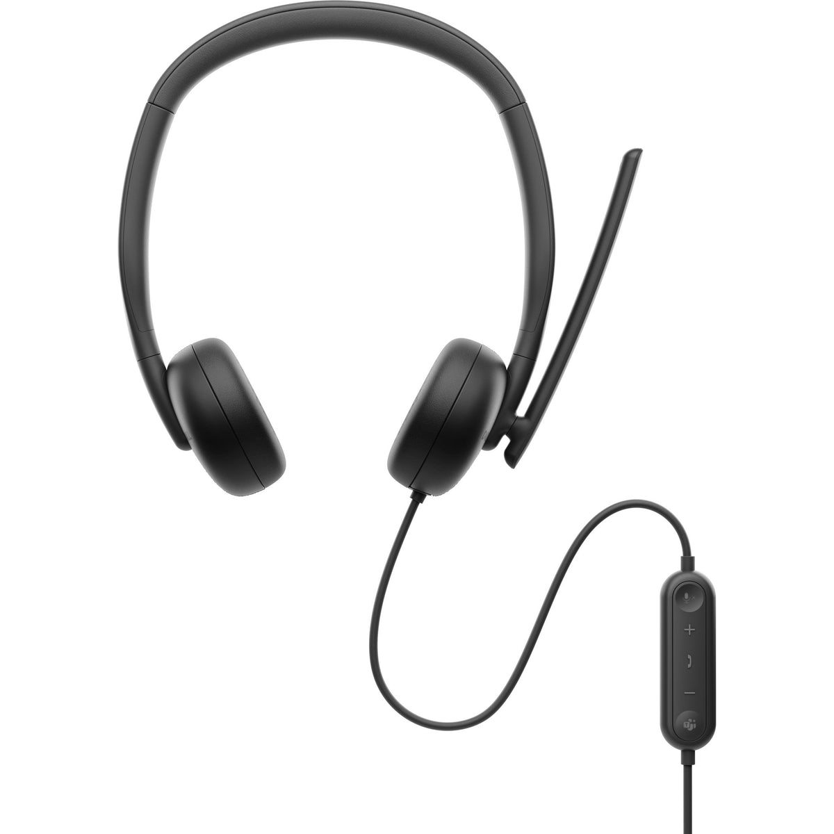 Dell WH3024 Wired ANC Headset Microsoft Teams Zoom Certified