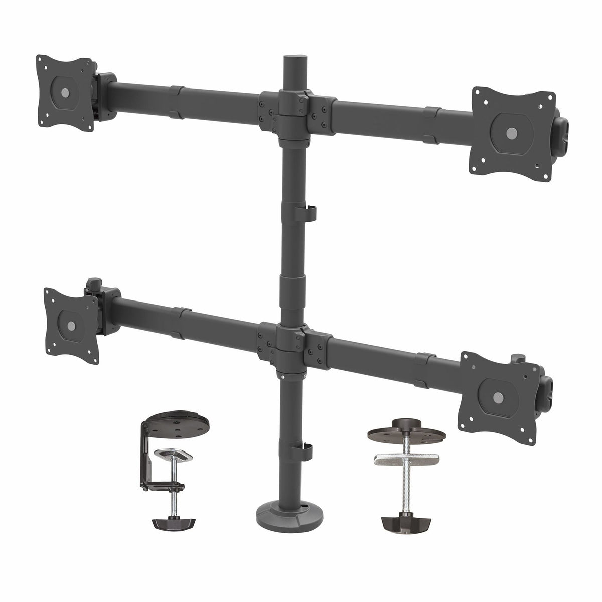 StarTech.com Quad Monitor Arm 4 VESA 27" 8kg Height Adjustable Steel Mount