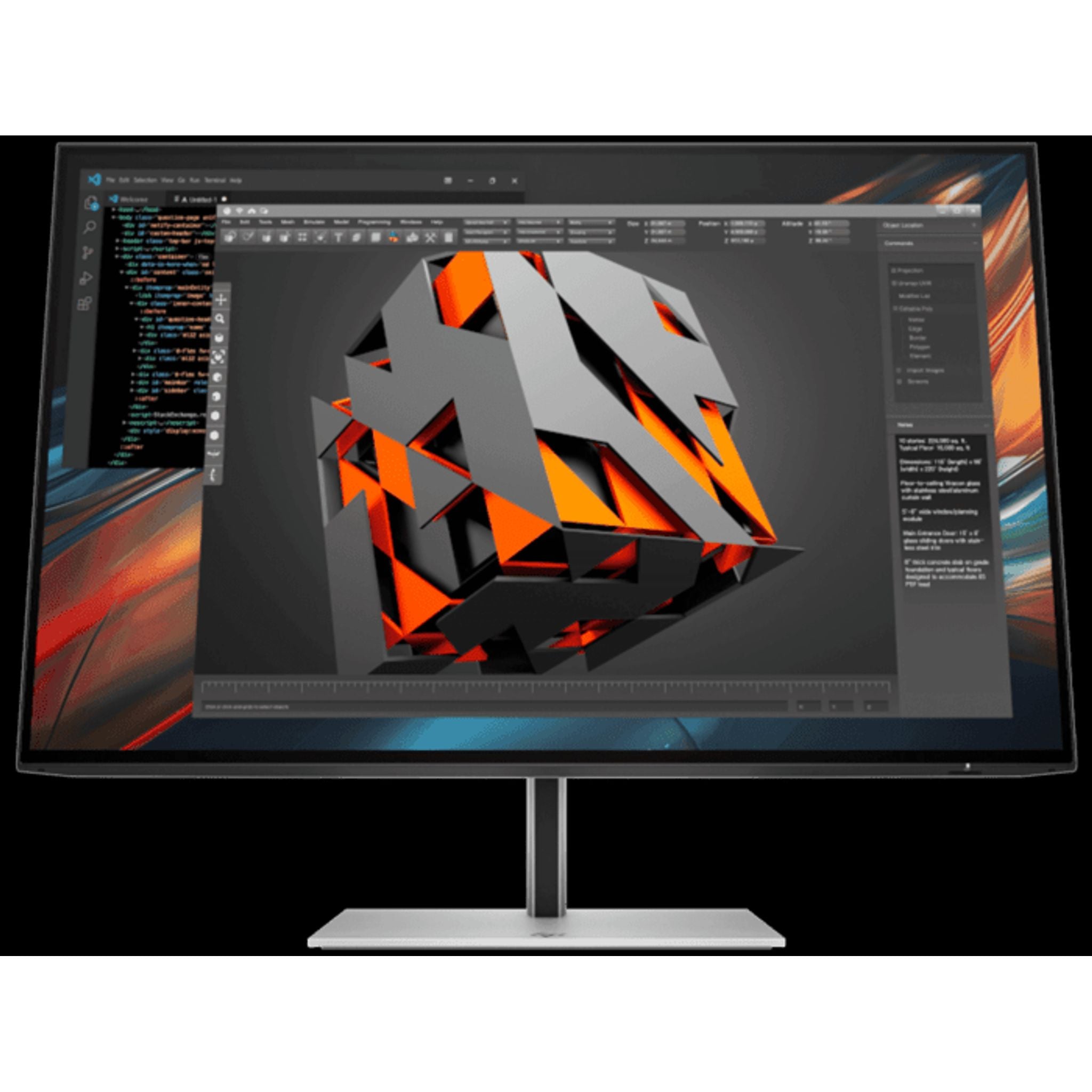 HP Series 7 Pro 24" WUXGA 1920x1200 IPS 100Hz Monitor HDMI DP USB-C Hub VESA tl:63fddae0