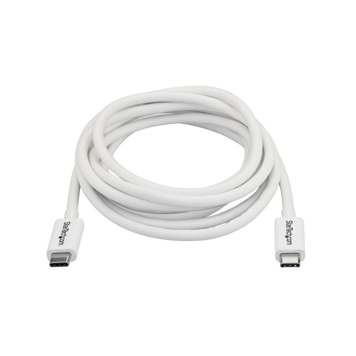 StarTech.com 2m Thunderbolt 3 Cable 20Gbps 100W PD 4K USB-C-Compatible