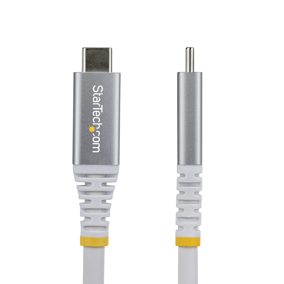 StarTech.com 3m USB4 Cable 20Gbps 60W PD 4K120Hz DP 1.4 TPE Jacket White USB-C