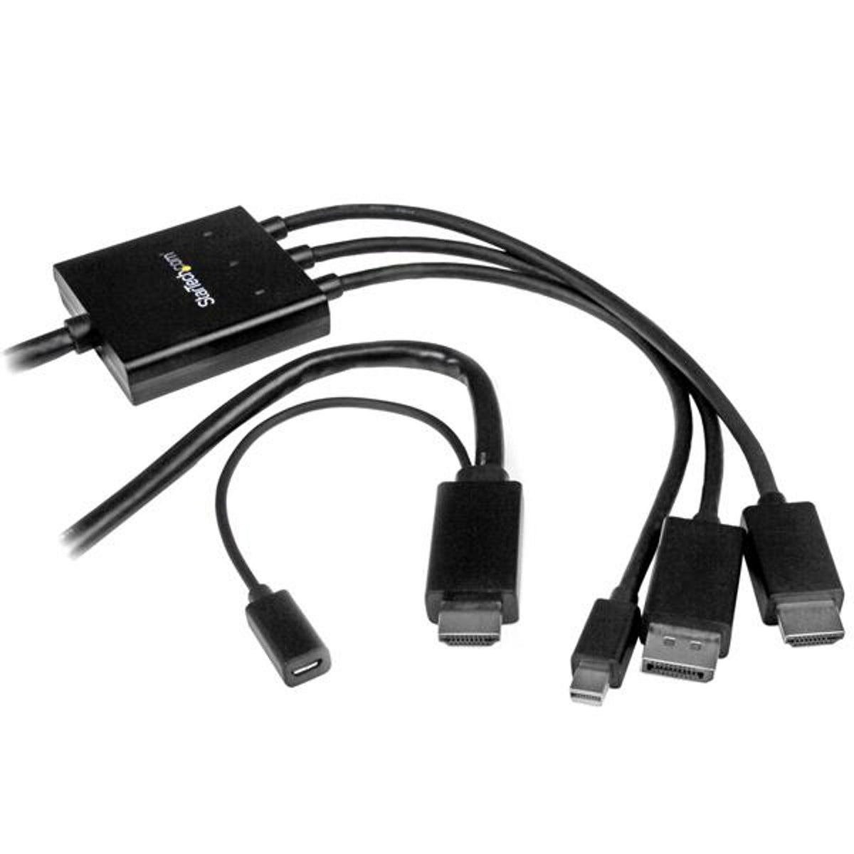 StarTech.com 2m HDMI DP Mini DP to HDMI Adapter Black