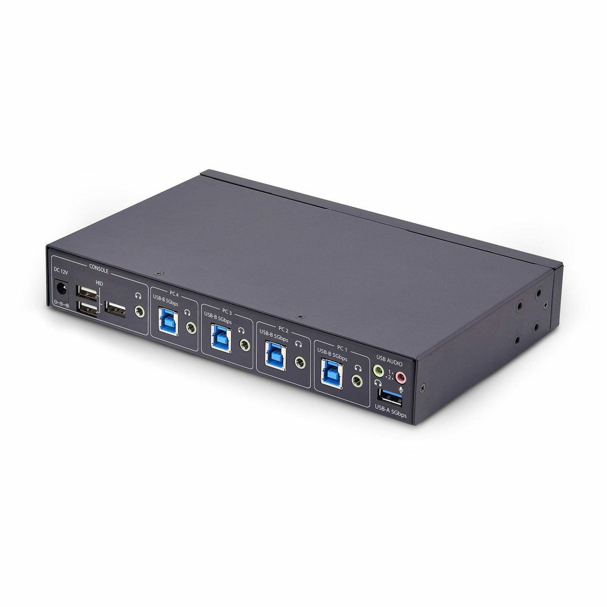 StarTech 4-Port KM Switch Mouse Roaming USB 3.0 Audio