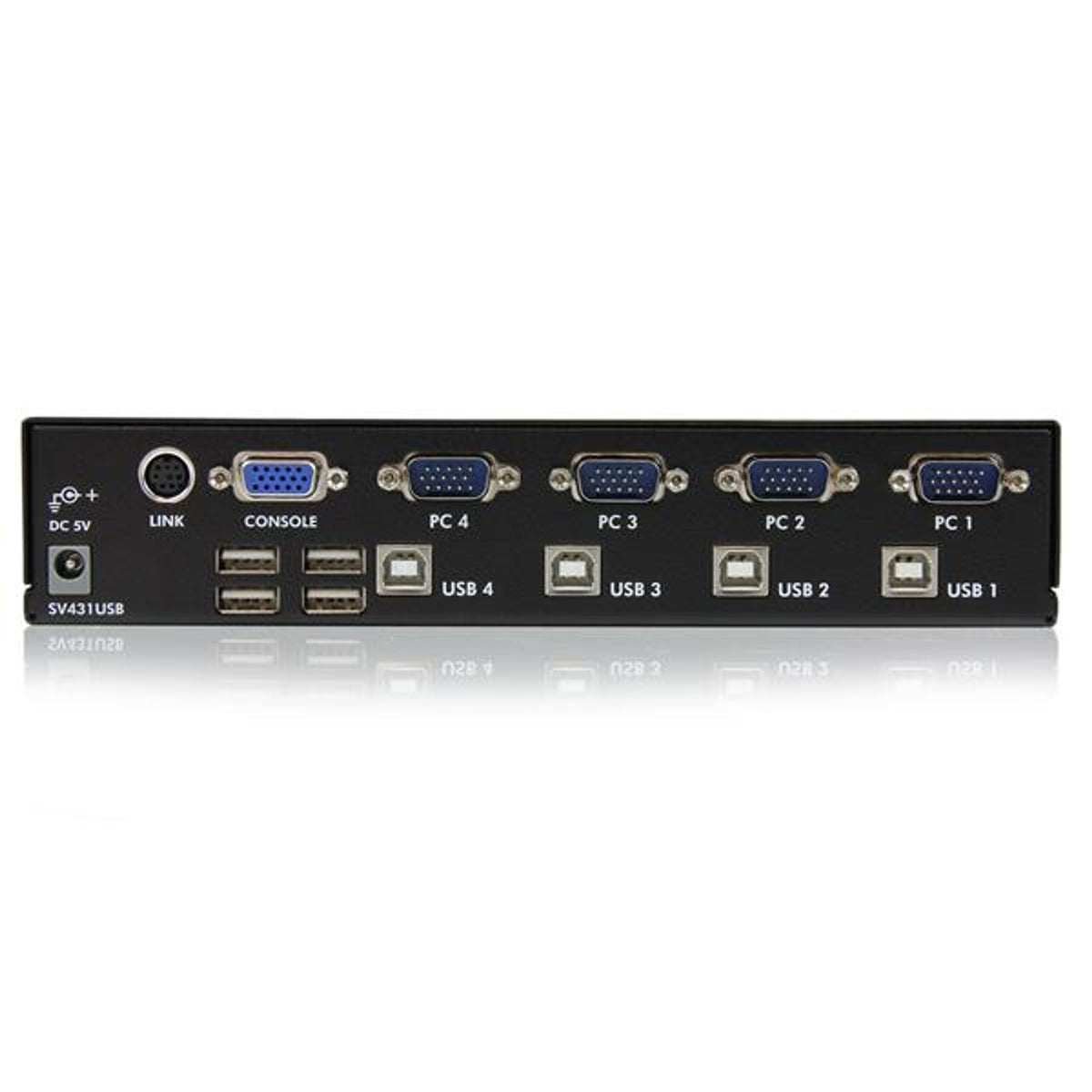 StarTech.com SV431USB 4-Port VGA USB KVM Switch with Hub