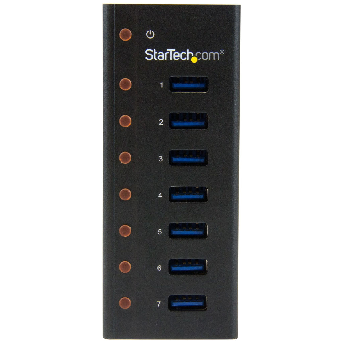 StarTech 7-Port USB 3.0 Hub 5Gbps Metal Desktop/Wall Mountable