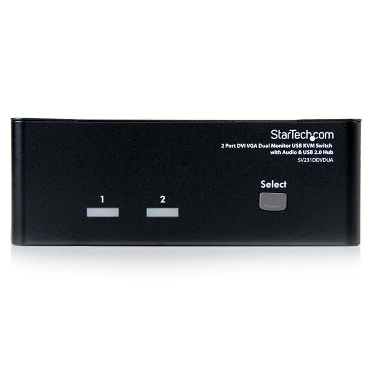 StarTech.com SV231DDVDUA 2 Port DVI VGA KVM Switch with Audio and USB Hub
