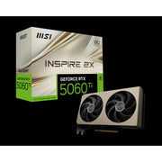MSI GeForce RTX 5060 Ti 8G INSPIRE 2X OC 8GB GDDR7 2617MHz Graphics Card tl:1e58da3d