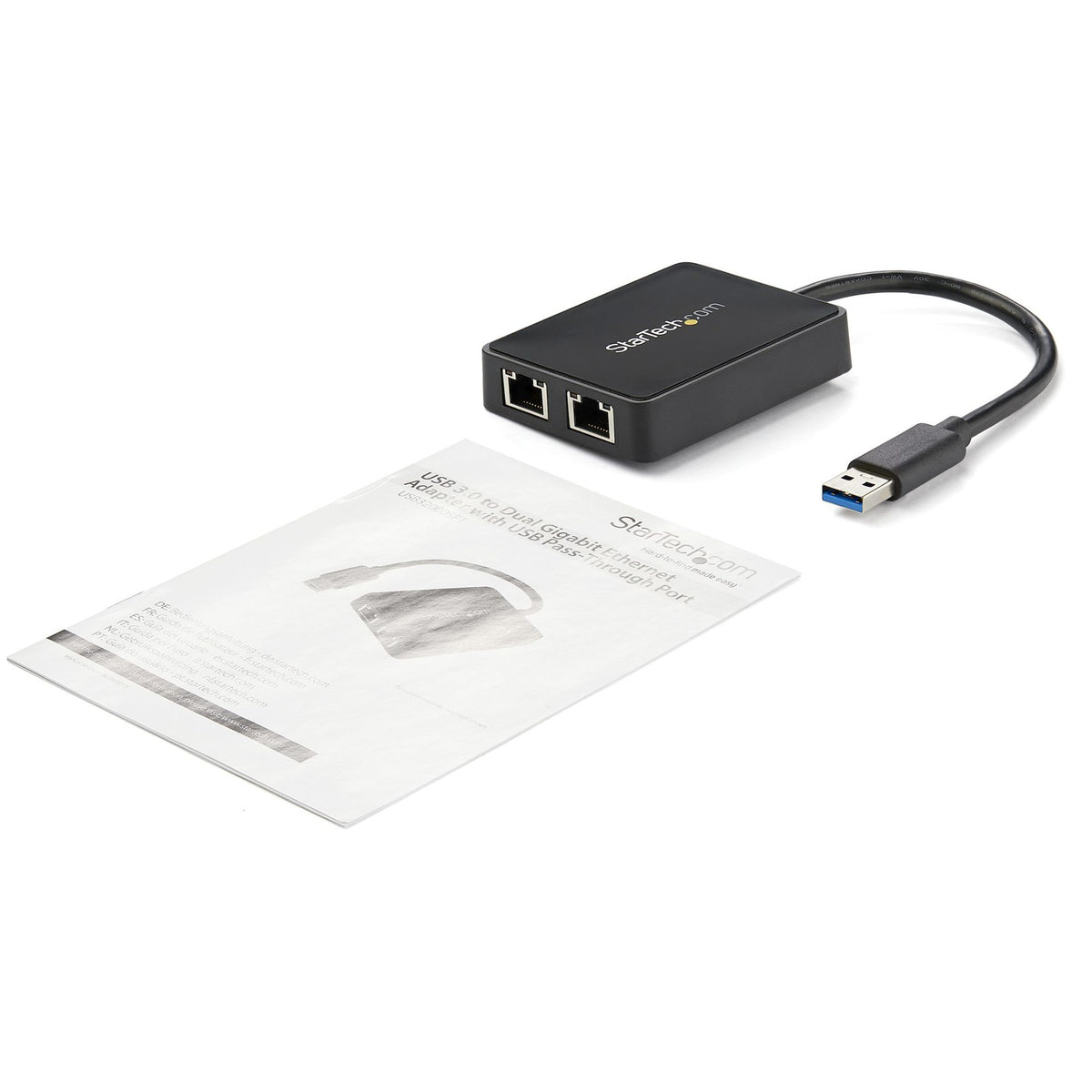 StarTech.com Gigabit Ethernet Adapter USB 2Port 10/100/1000Base-T
