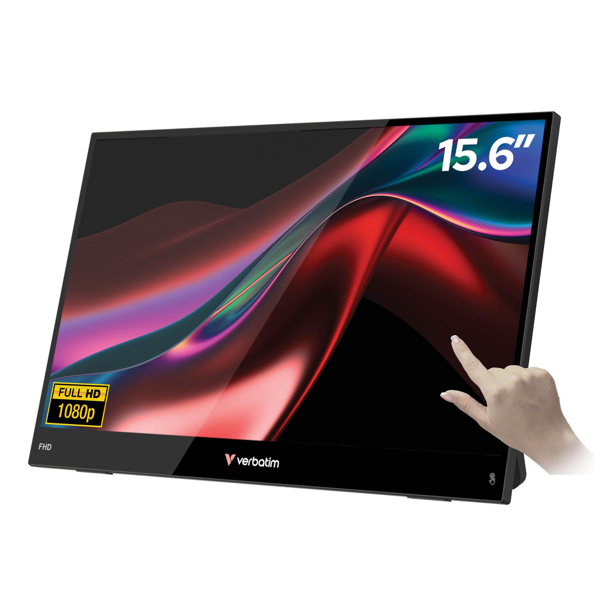 Verbatim 15.6" Full HD IPS Touch Monitor HDMI USB Type-C