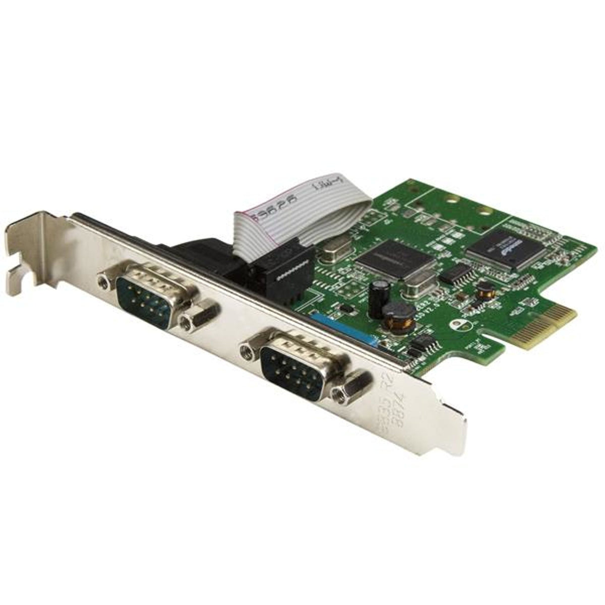 StarTech.com Serial Adapter PCI Express x1 2 Port Low-profile