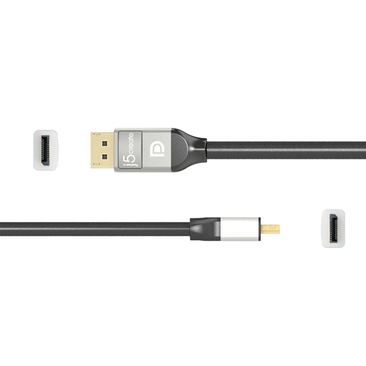 j5create 1.83m DisplayPort A/V Cable 20-pin Male to Male 21.6Gbit/s Up to