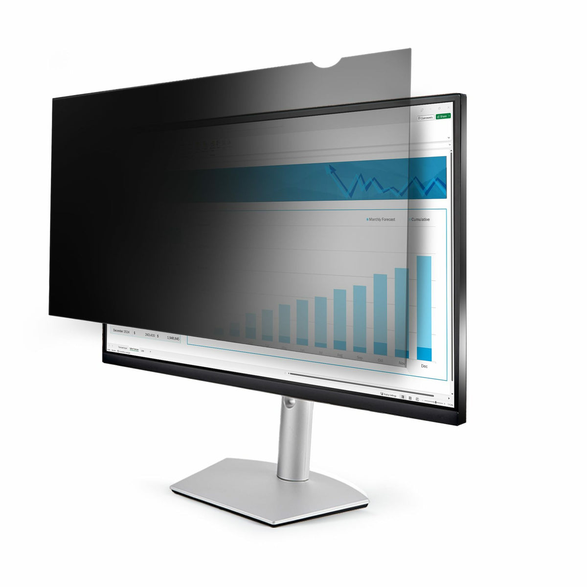 StarTech.com 31.5" 16:9 Anti-Glare Privacy Screen Blue Light Filter
