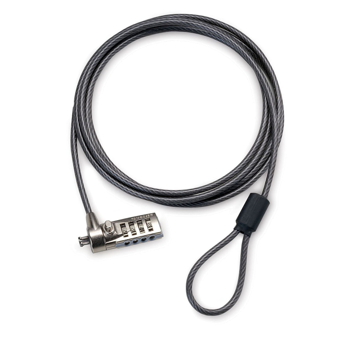 Targus DEFCON 2m Resettable Combo Lock Galvanized Steel Notebooks