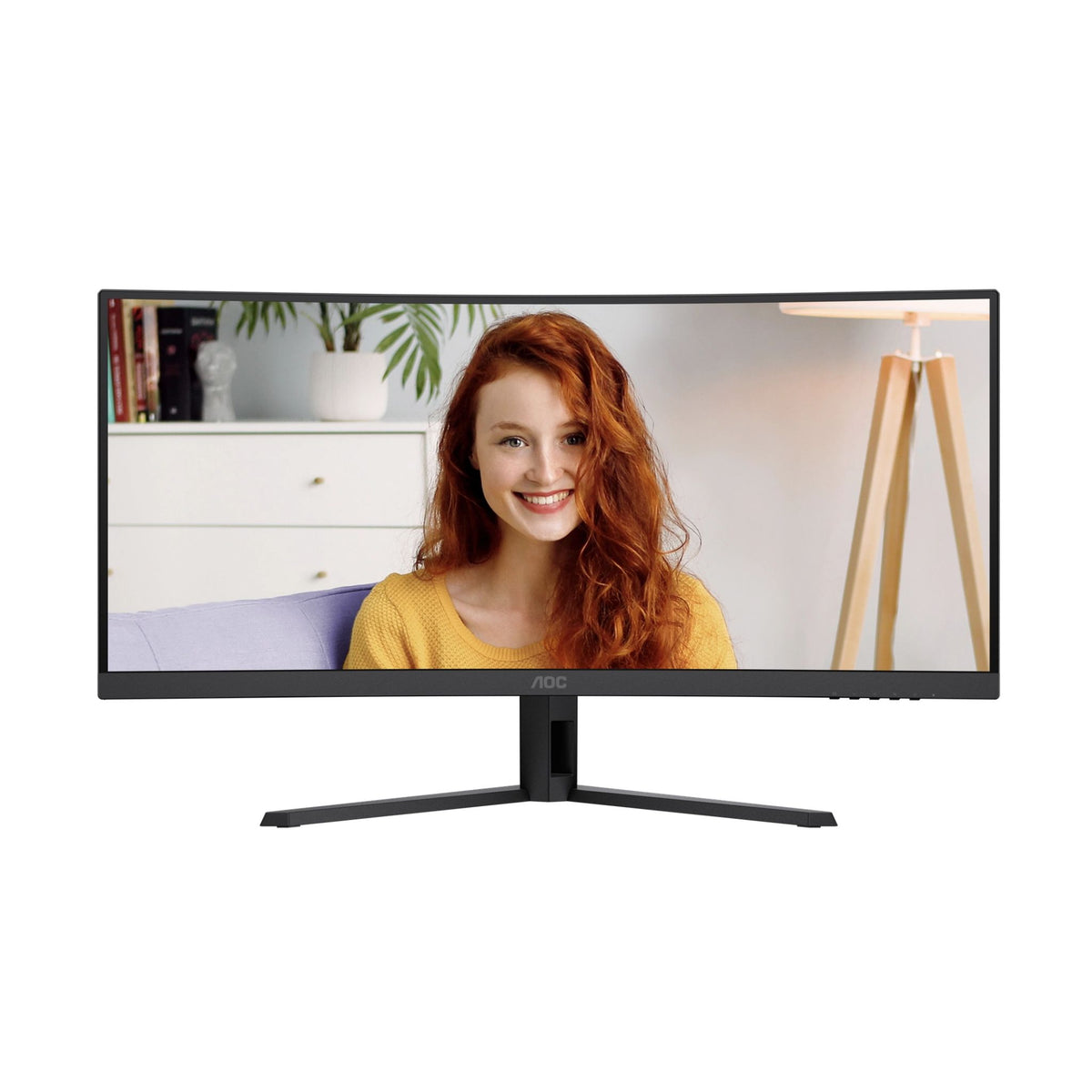 AOC 34" WQHD Curved Monitor 120Hz 1ms VA HDMI DP tl:b277421d