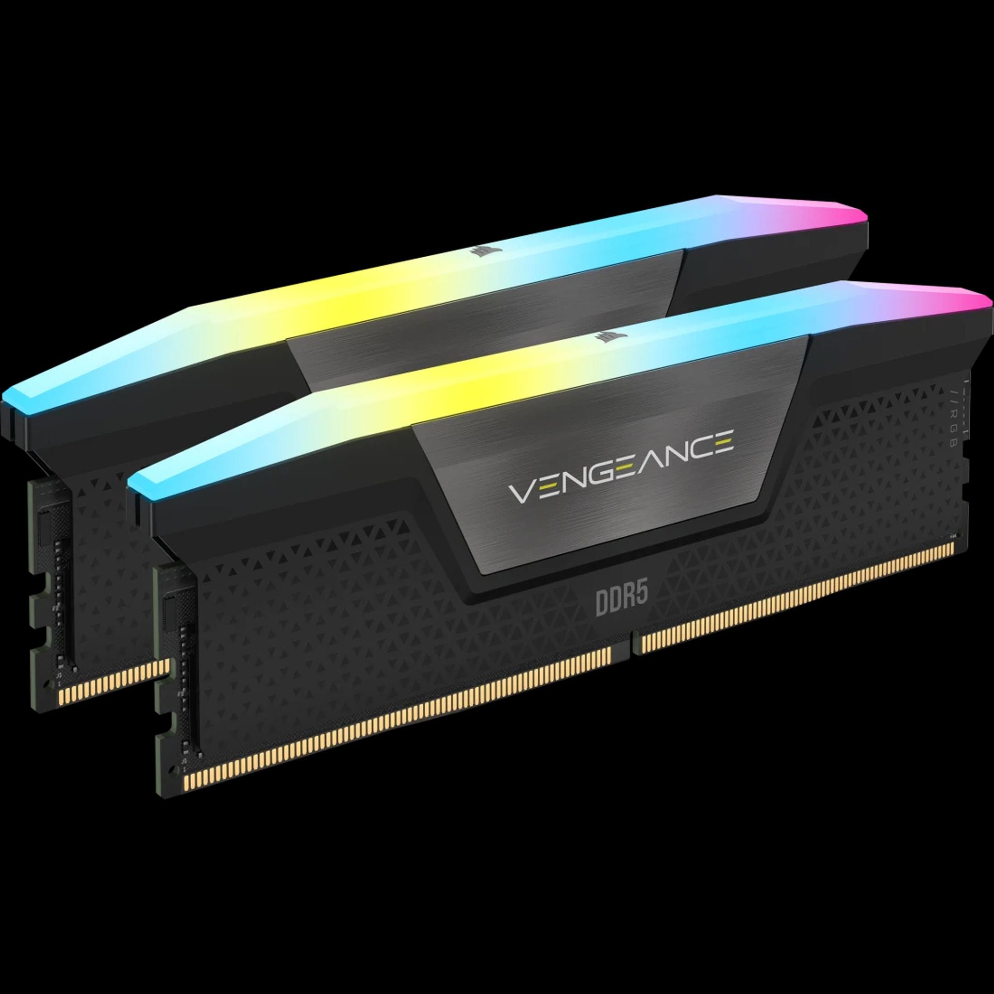 Corsair Vengeance RGB 32GB (2x16GB) DDR5 DRAM 6000MT/s CL38 Memory Kit — Black tl:bd8cd019