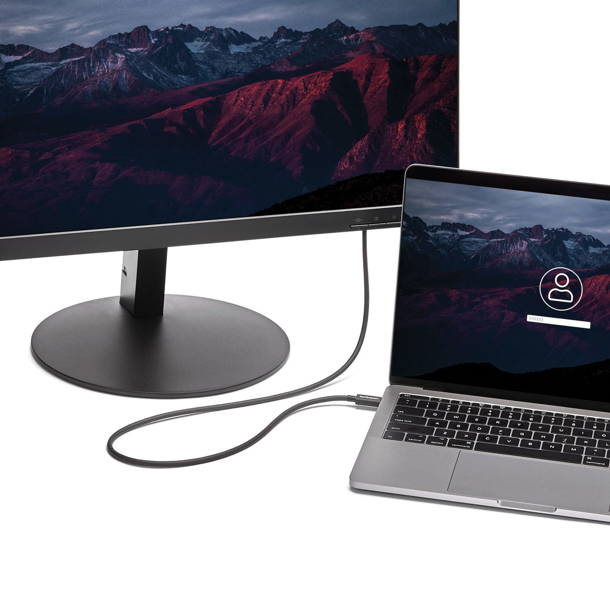 StarTech.com 1m Thunderbolt 3 Cable 20Gbps 100W PD 4K USB-C-Compatible